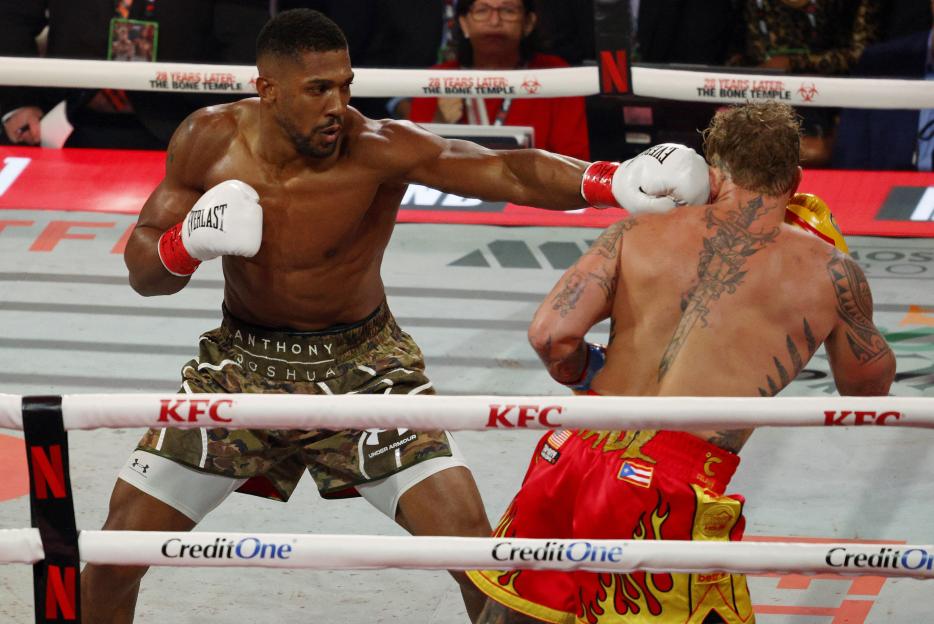 Jake Paul v Anthony Joshua