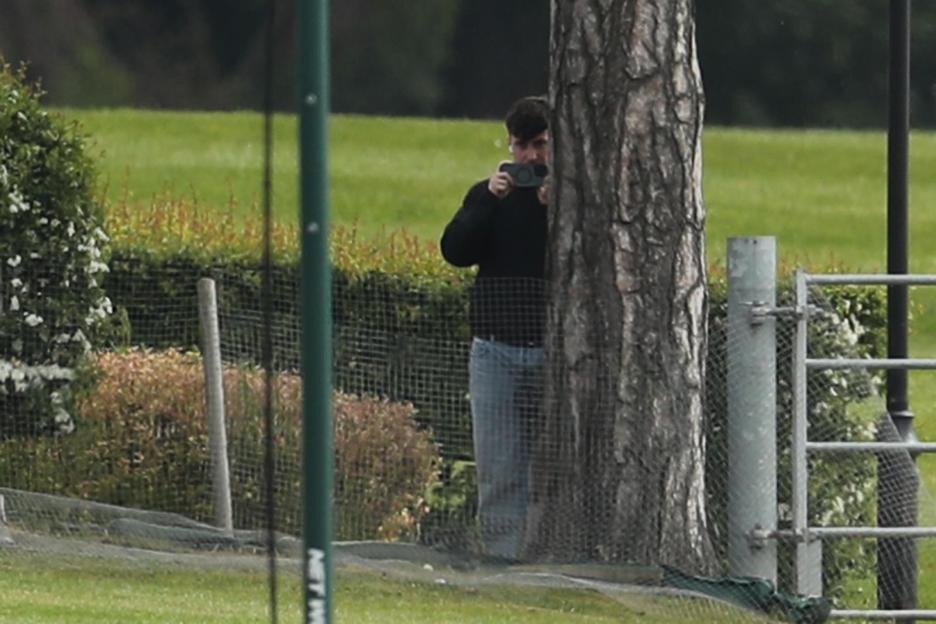 Southampton 'Spy' Spotted on Camera: Shocking Image Reveals Intern Filming Middlesbrough Training in Secret!