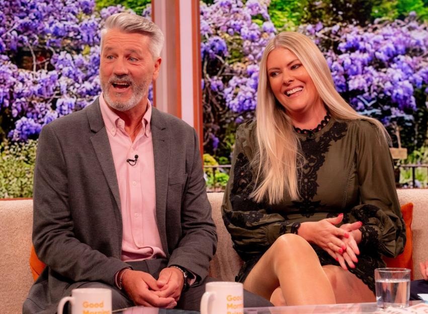 Roger Hawes and Janey Smith on the Good Morning Britain TV show.