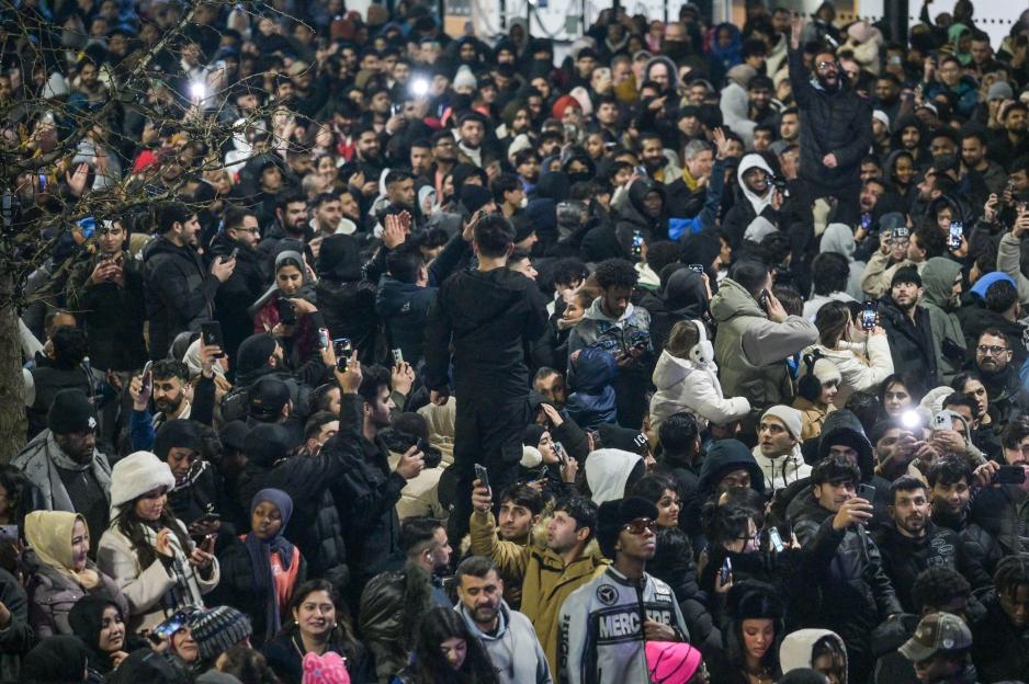 Thousands of people gathered in Birmingham's Centenary Square, expecting a fireworks display that was falsely advertised on social media.