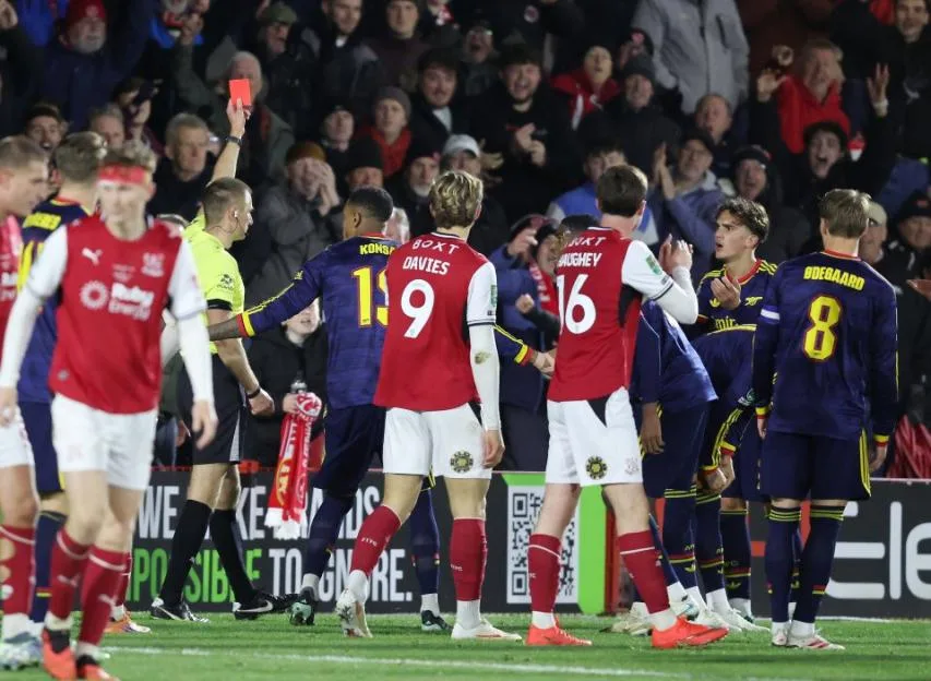 Arsenal icon fires Max Dowman warning and urges teen to ‘show his character’ after red card vs Fleetwood