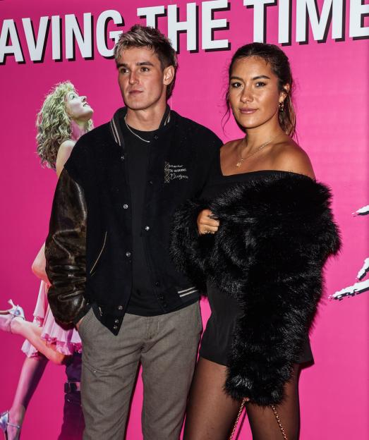 Sam Prince and Inga Valentiner attending the press night for Dirty Dancing.