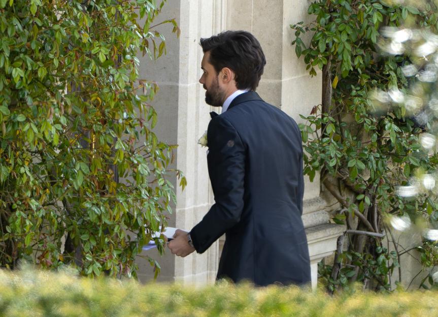 Jack Whitehall Makes a Splash in £250,000 Wedding to Roxy Horner by Rowing Across a Lake to Her!