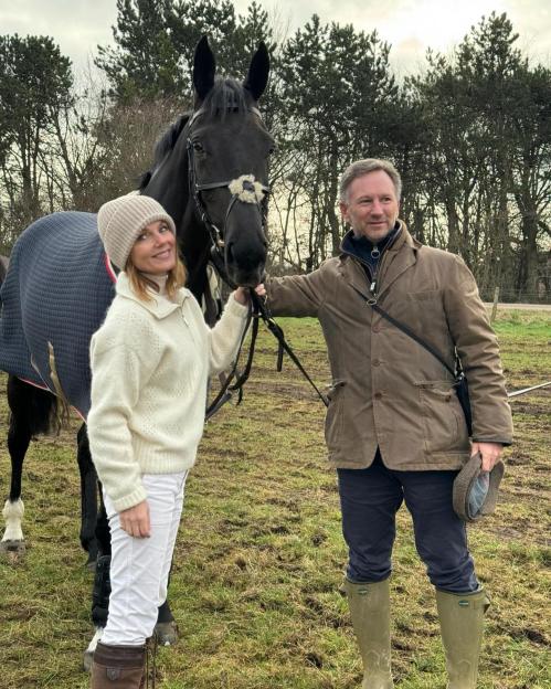 Geri Halliwell and Husband Christian Horner Triumph in Neighbour Dispute Over £30k Horse Walker Project