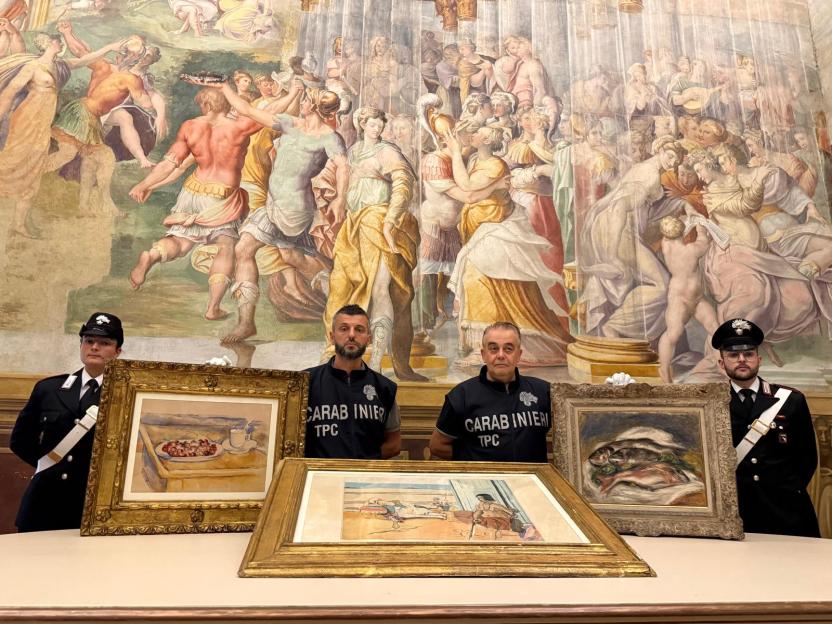 ITALY-CRIME-ROBBERY-ART-MUSEUM-CARABINIERI