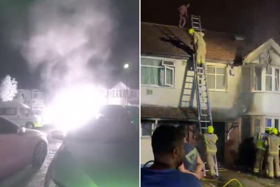 Heroic Neighbor in Pajamas Fights House Fire with Jet Washer Before Tragic Death of Woman Sparks Murder Investigation