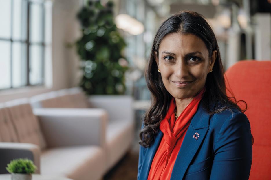 Dr. Sonya Babu-Narayan, British Heart Foundation's Clinical Director, smiling.