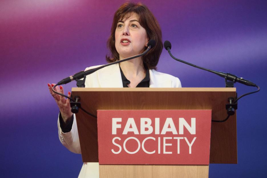 Lucy Powell, Deputy Labour Leader, speaks at the Fabian Society New Year Conference.