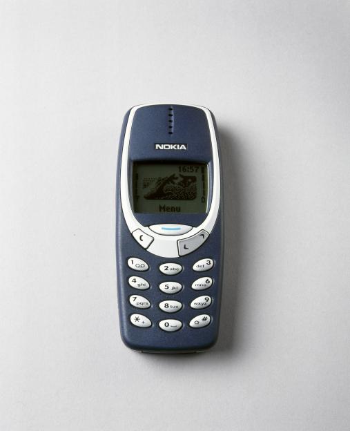 Nokia 3310 mobile phone, 2000.