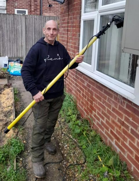 Grandad loses half his body weight after worrying he wouldn't see his 60s