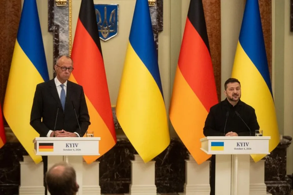 Ukraine Volodymyr Zelenskyi - German Chancellor Friedrich Merz meeting in Kyiv