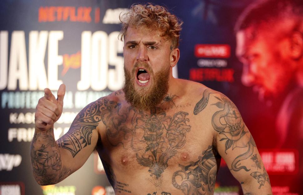 Jake Paul v Anthony Joshua - Commission Weigh-in