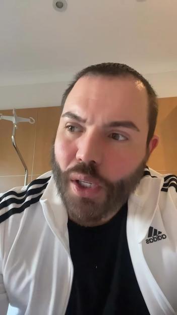 Bobby Norris speaking from a hospital bed.