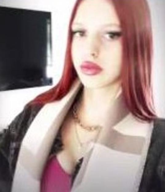 Missing person poster for Ella, 13, from Portsmouth, with a phone number 44250564473 and a QR code.