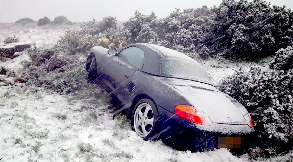 Snow and ice hit parts of UK as some schools closed and travel disrupted