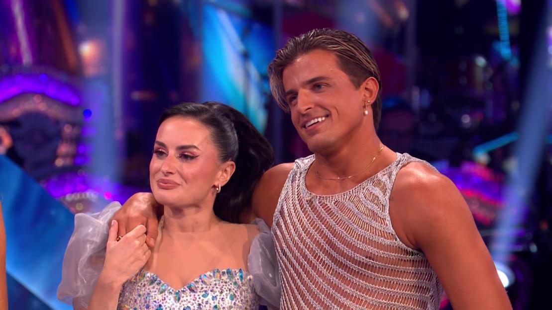 Amber Davies and Nikita Kuzmin from Strictly Come Dancing.