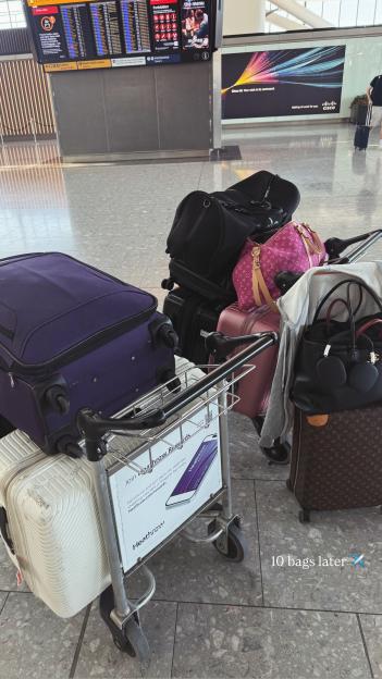 Maura Higgins Touches Down in LA with a Whopping TEN Bags for Her US Strictly Debut!