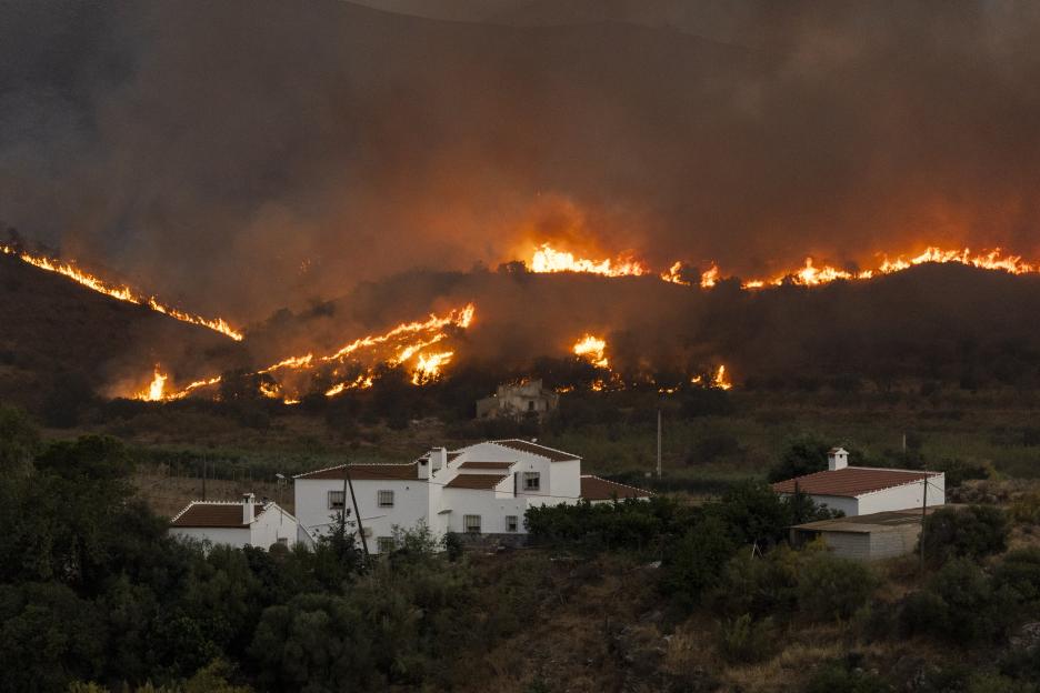 ***BESTPIX*** Almeria Wildfires Amongst Deadliest In Spanish History