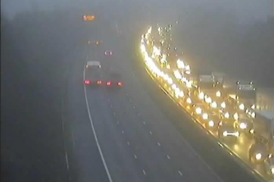 Airport M1 Closure Follows Cattle Truck Crash, While M56 Drivers Face 90-Minute Delays Due to Oil Spill