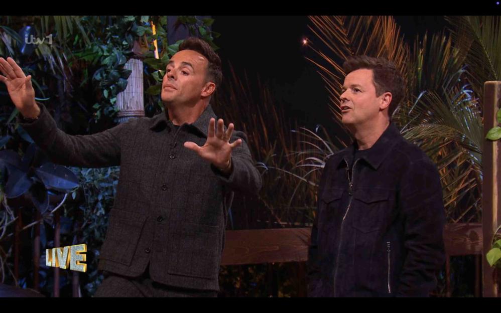 Ant and Dec on the set of I'm A Celebrity... Get Me Out Of Here! South Africa.
