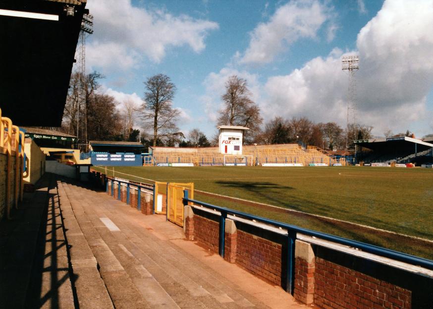 Oxford United FC Football Ground, Manor Ground, Headington, Oxford, UK - 1990's