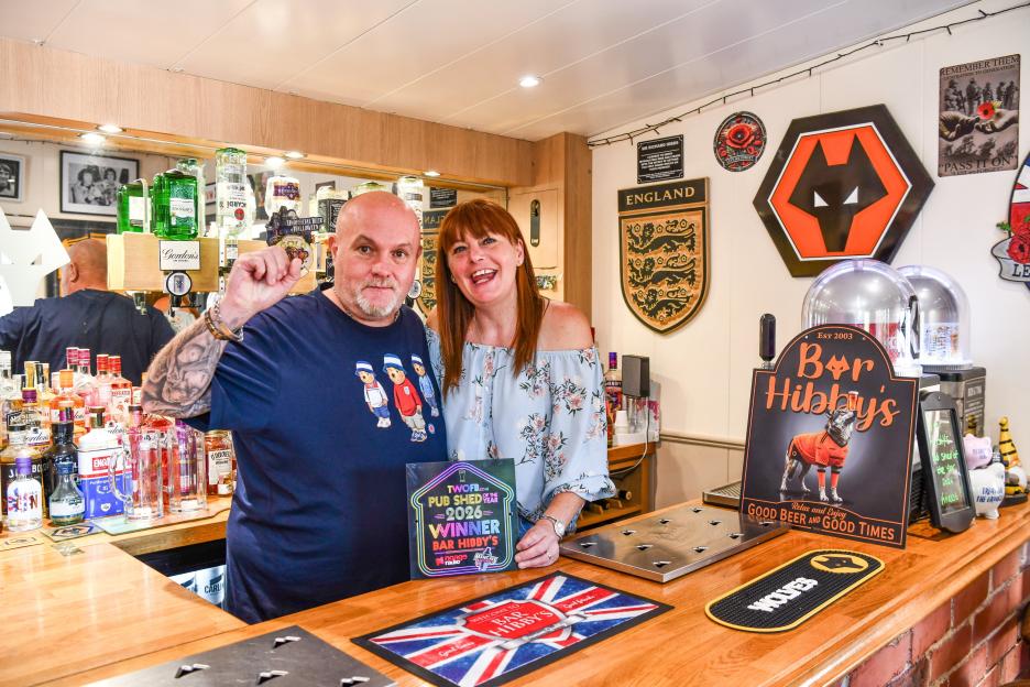 Wolverhampton Wanderers-Themed Pub Shed Takes Home 'Pub Shed of the Year' Award, Leaving Owners in Awe!