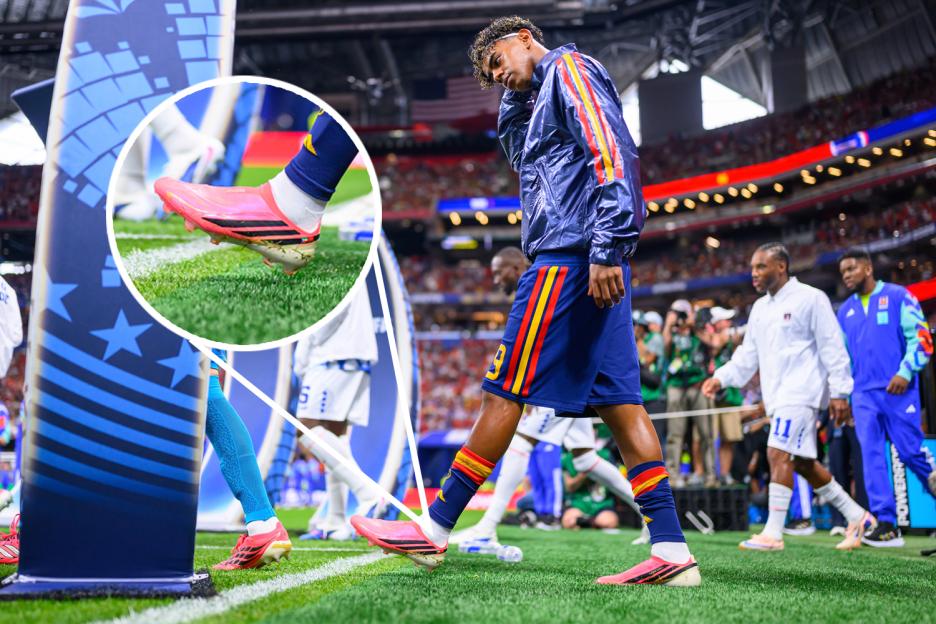 Lamine Yamal Represents Spain with Dual Nation Flags on His World Cup Boots