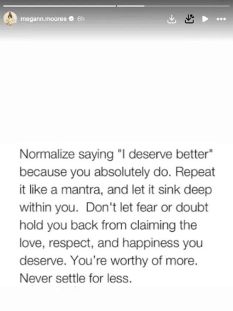 Megan Moore from Love Island Says She 'Deserves Better' in Fiery New Message to Ex Dejon Amid Bitter Split