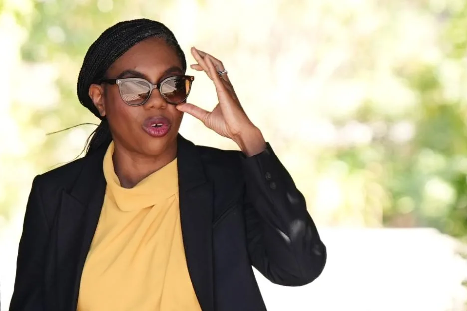 Kemi Badenoch visit to Bicester Village