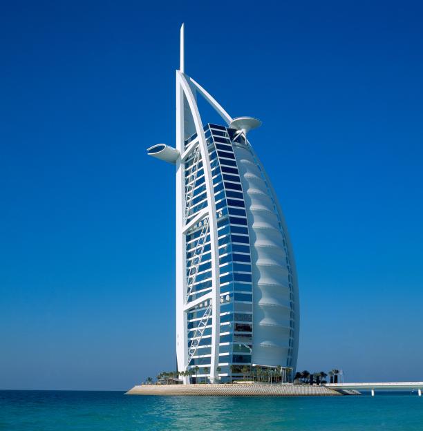 Dubai UAE Burj Al Arab. Image shot 2005. Exact date unknown.