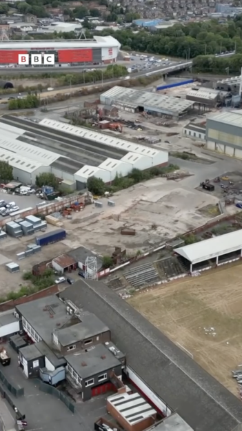 Demolition Begins: Former EFL Club's 8,300-Capacity Stadium Transforms into a Construction Site