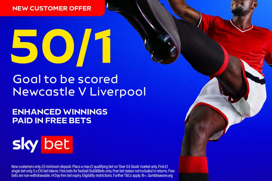 Newcastle vs Liverpool: Score Big with 50/1 Odds for a Goal in This Super Sunday Showdown with Sky Bet!