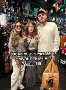 Zoella and Alfie Deyes spotted posing with fan in New York in rare sighting amid social media disappearance