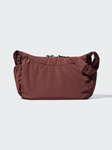 Brown Uniqlo bag.