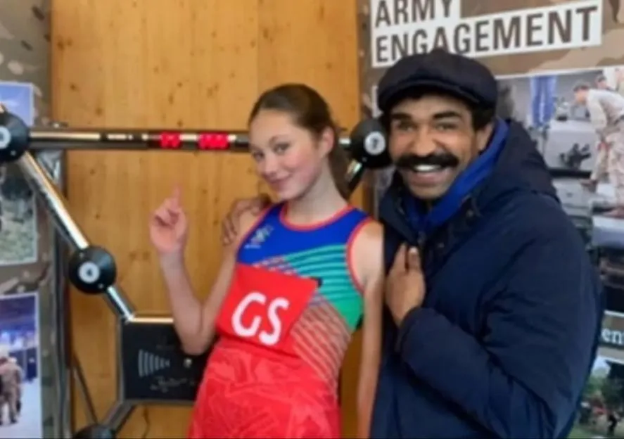 Marvin Herbert and his daughter Sloane.