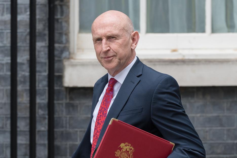 Chancellor of the Exchequer John Healey arrives in Downing Street for a Cabinet meeting.