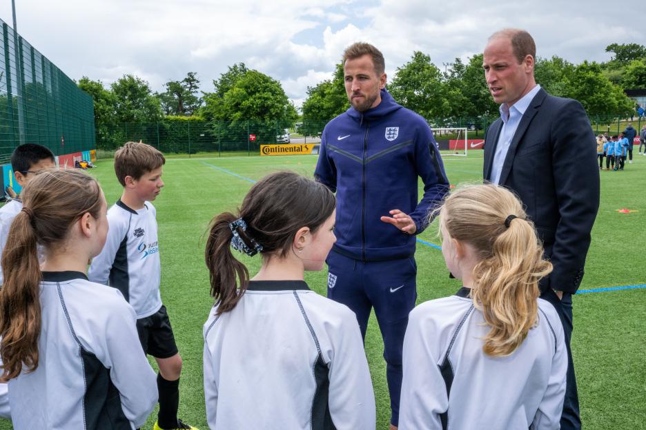 Royal visit to St George's Park