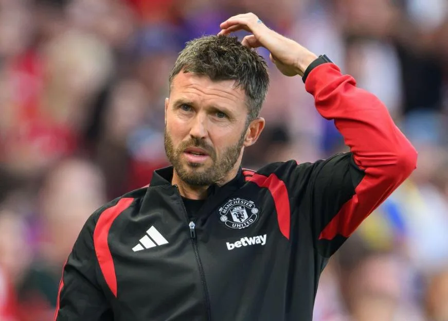 28th October 2026 - Manchester United Manager Michael Carrick *** *** Manchester United v Leeds United - Croke Park - Dublin - Ireland. Manchester United Manager Michael Carrick. Picture : Mark Pain / Alamy Live News