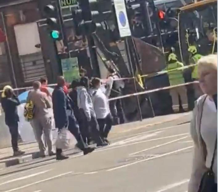 Man Crushed by Digger on Busy London High Street