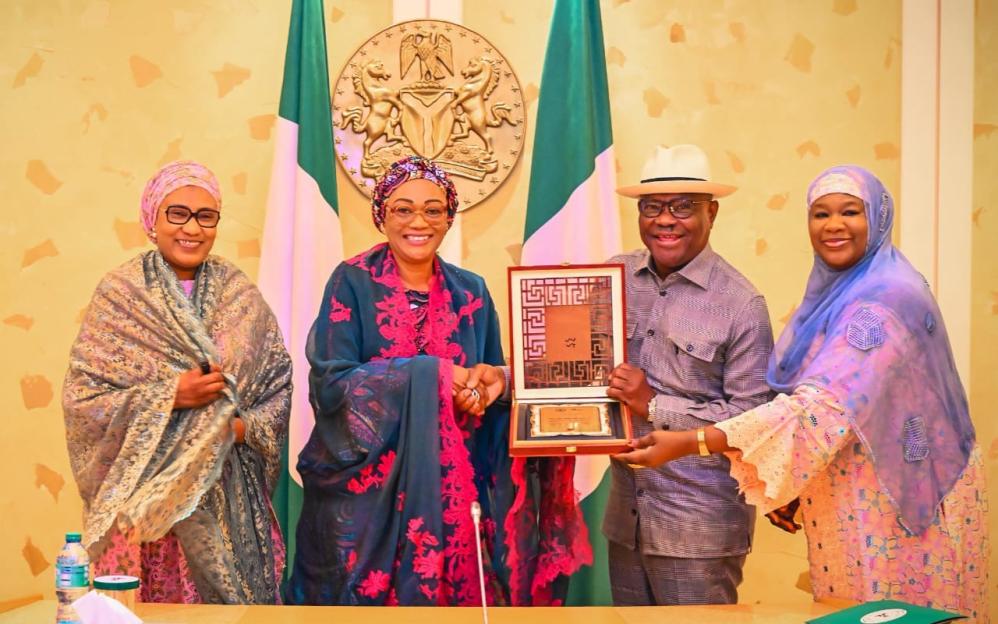 'First Lady Praises Wike's Green Transformation of Abuja: Future Generations Will Thank You!'