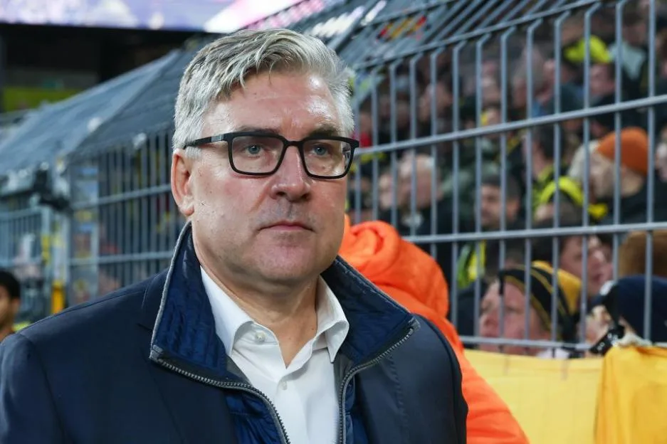Axel Hellmann at Signal Iduna Park.