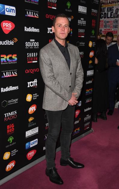 Scott Mills attends the Audio Radio & Industry Awards 2020.