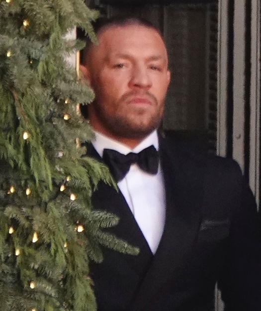 *PREMIUM-EXCLUSIVE* * MUST CALL FOR FEES BEFORE USE * Conor McGregor and his long term partner Dee Devlin tie the knot at the Vatican in the Church of Santo Stefano Degli Abissini.