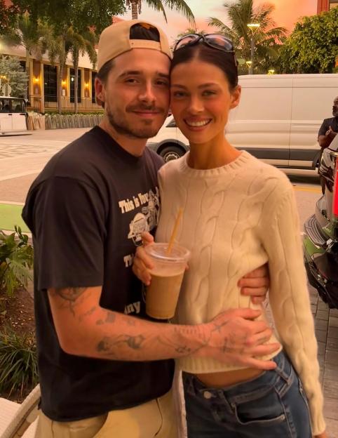 Brooklyn Beckham and Nicola Peltz together