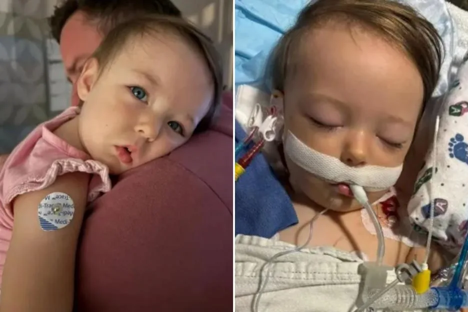 Toddler almost dies after drinking milk alternative and vomiting ‘green bile’ as mum says, ‘how stupid can I be?’