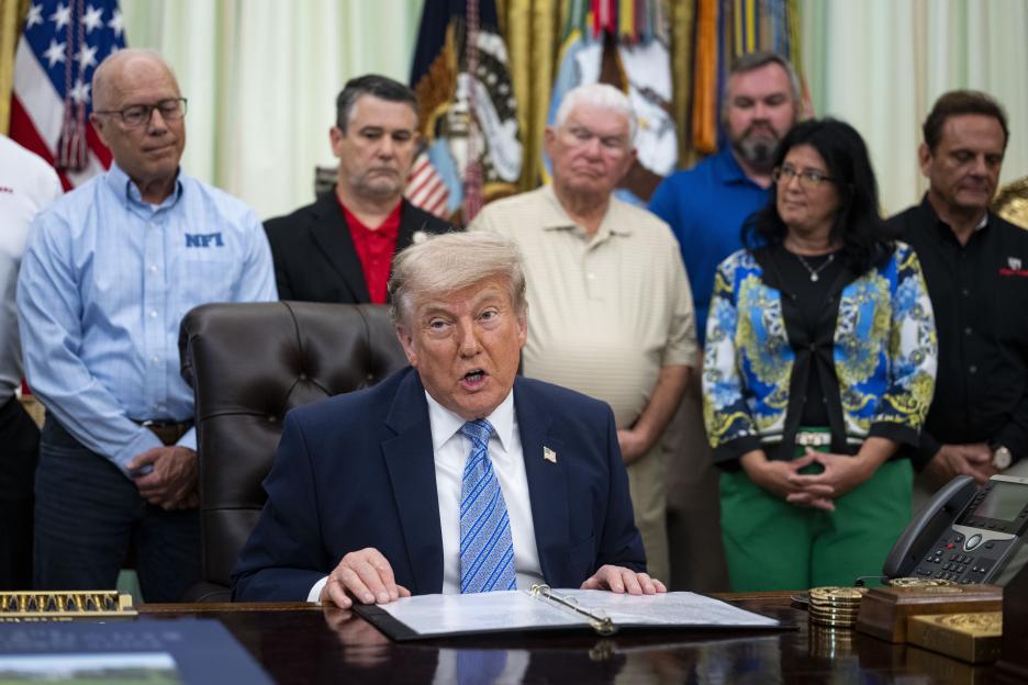 Donald Trump Attends EPA Event In The Oval Office In Washington, District Of Columbia - 21 May 2026