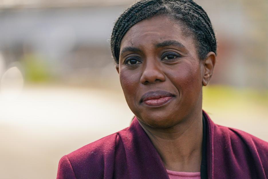 Kemi Badenoch, Leader of the Conservative Party, visits a chemical site in Redcar.