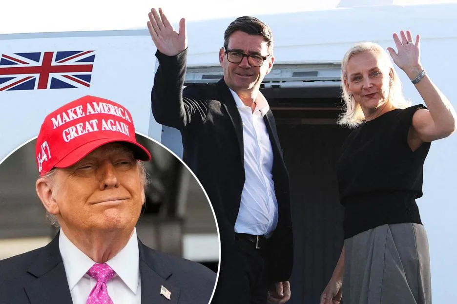 Burnham will invite Trump to visit Manchester when they meet for first time TOMORROW