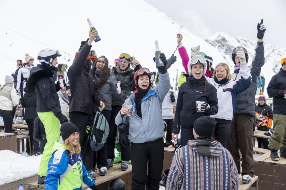 Sun Features - Thea Jacobs visitors Pas de la Casa ski resort Andorra to check out the nightlife and Apres ski.