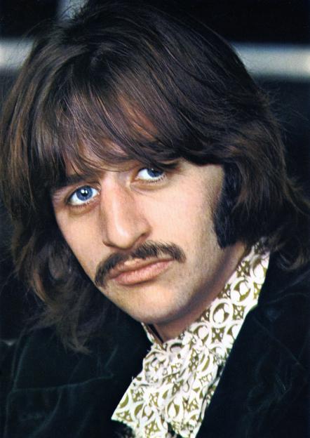 Ringo Starr for The Beatles' 'White Album' inset portrait.